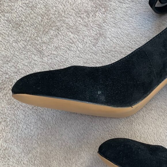 1.State Makal Genuine Suede Strappy Flared Heels Sz8 - Picture 16 of 16